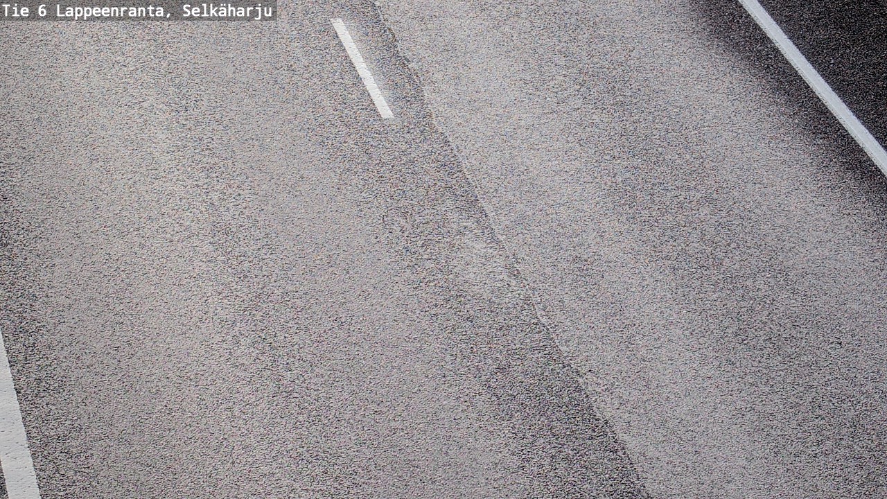 Weather Camera Image Road 6 Lappeenranta, Selkäharju, Lappeenranta, Etelä-Karjala