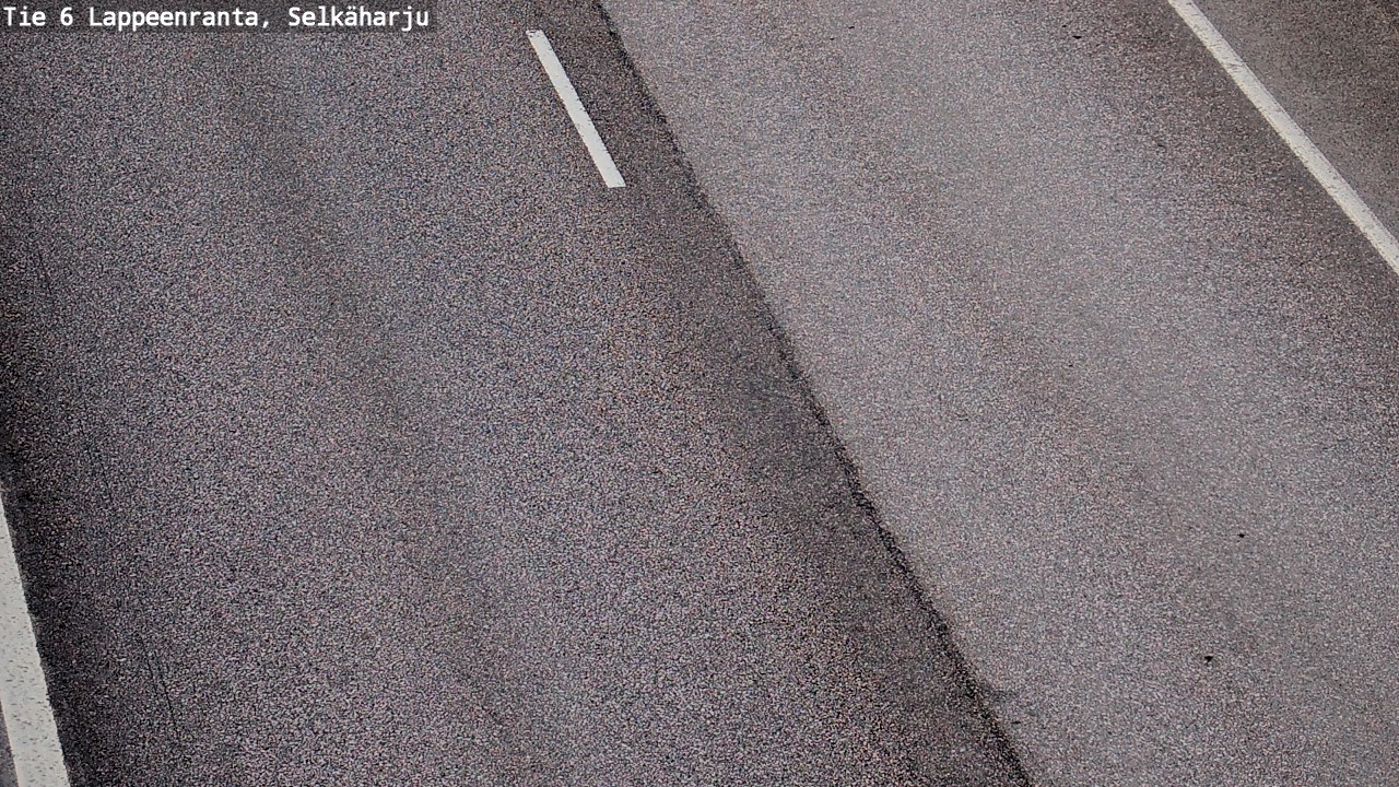 Weather Camera Image Road 6 Lappeenranta, Selkäharju, Lappeenranta, Etelä-Karjala