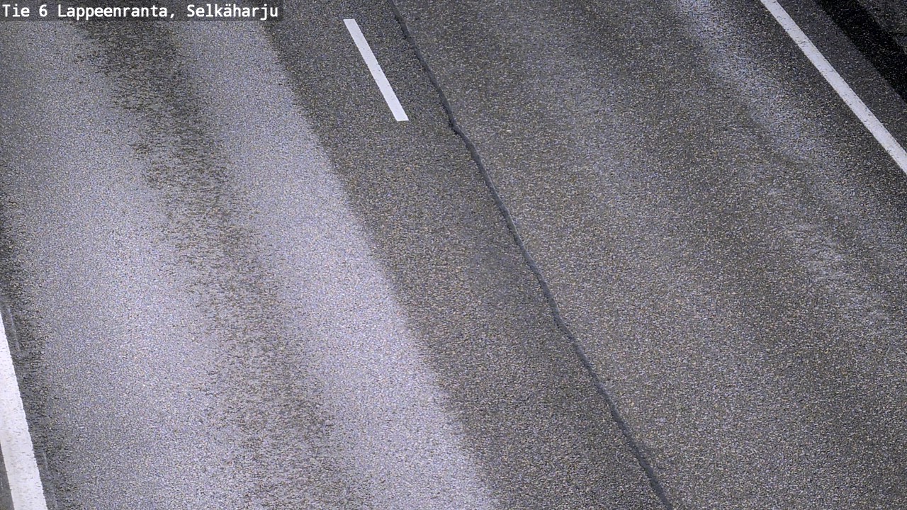 Weather Camera Image Road 6 Lappeenranta, Selkäharju, Lappeenranta, Etelä-Karjala