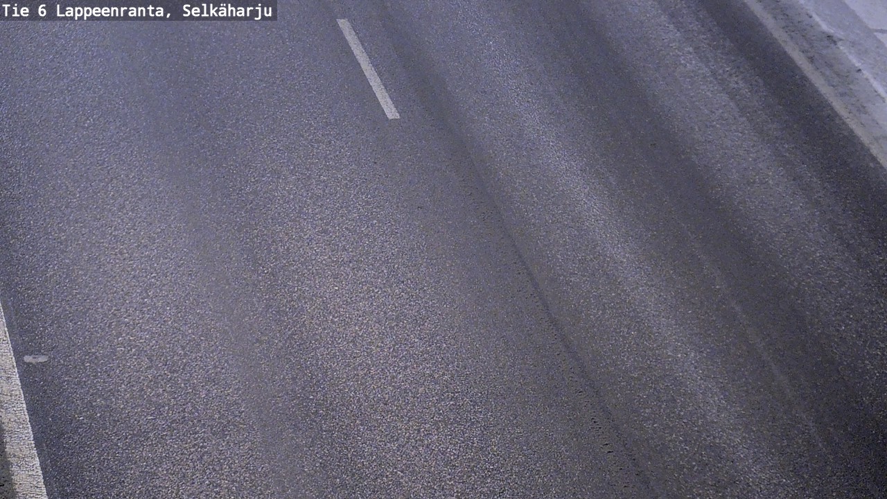 Weather Camera Image Road 6 Lappeenranta, Selkäharju, Lappeenranta, Etelä-Karjala