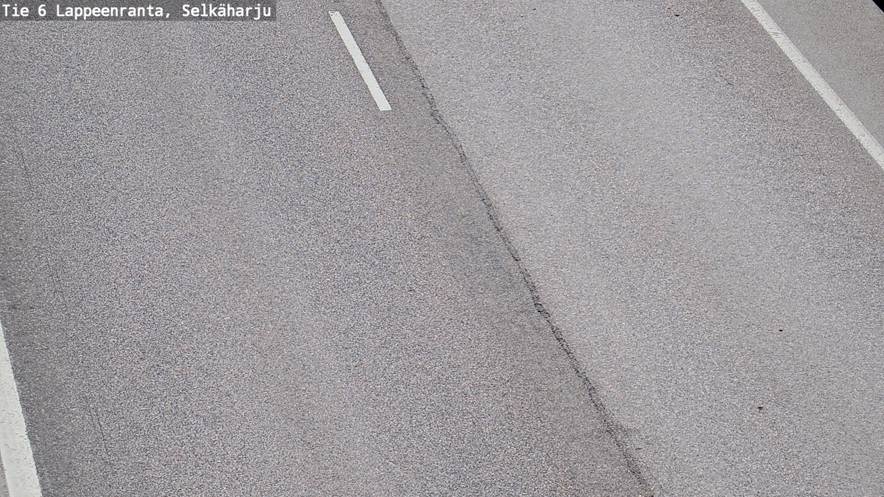 Weather Camera Image Road 6 Lappeenranta, Selkäharju, Lappeenranta, Etelä-Karjala