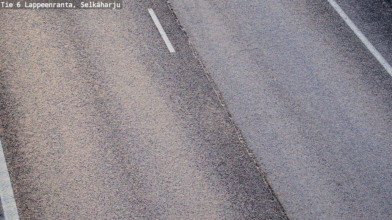 Weather Camera Image Road 6 Lappeenranta, Selkäharju, Lappeenranta, Etelä-Karjala