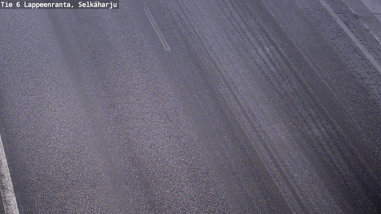 Weather Camera Image Road 6 Lappeenranta, Selkäharju, Lappeenranta, Etelä-Karjala