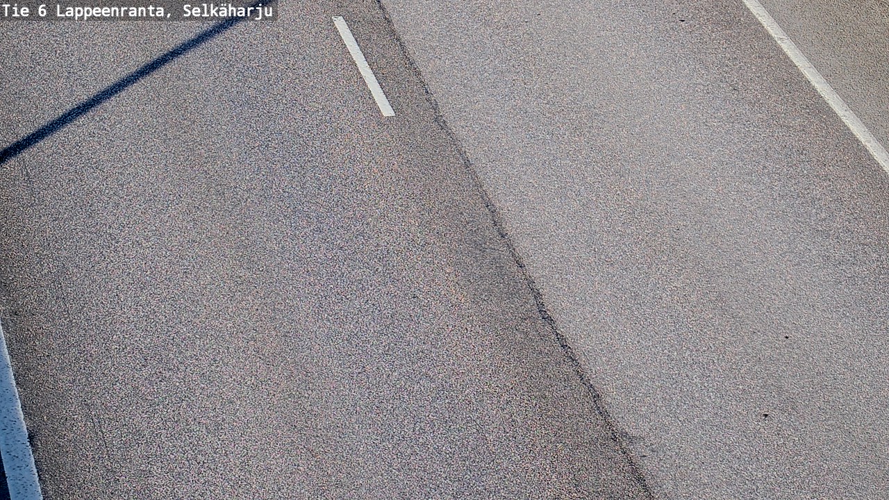 Weather Camera Image Road 6 Lappeenranta, Selkäharju, Lappeenranta, Etelä-Karjala