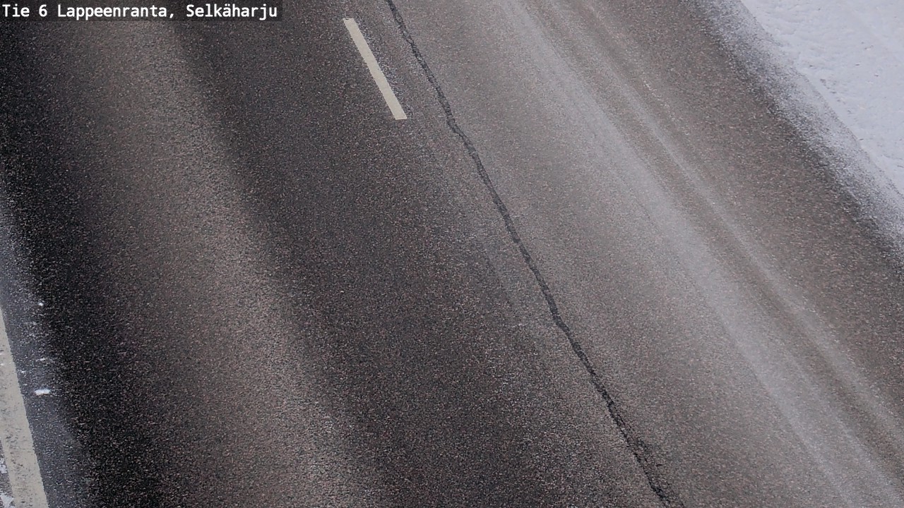 Weather Camera Image Road 6 Lappeenranta, Selkäharju, Lappeenranta, Etelä-Karjala