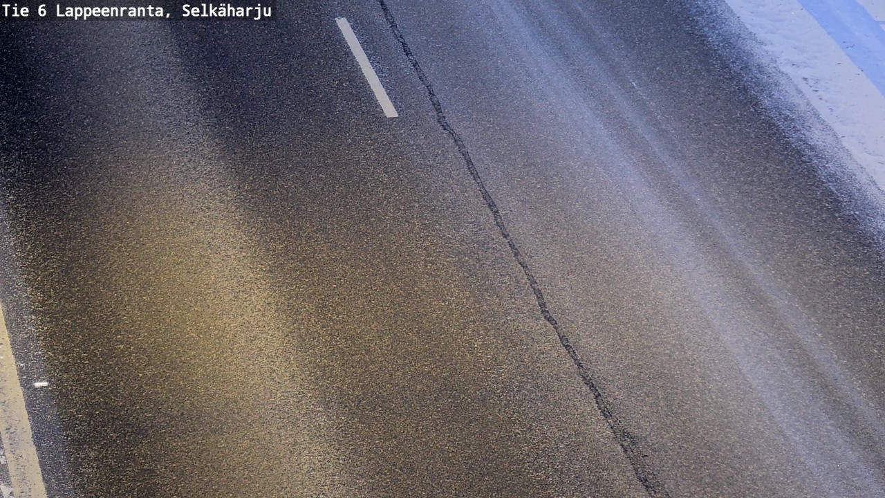 Weather Camera Image Road 6 Lappeenranta, Selkäharju, Lappeenranta, Etelä-Karjala