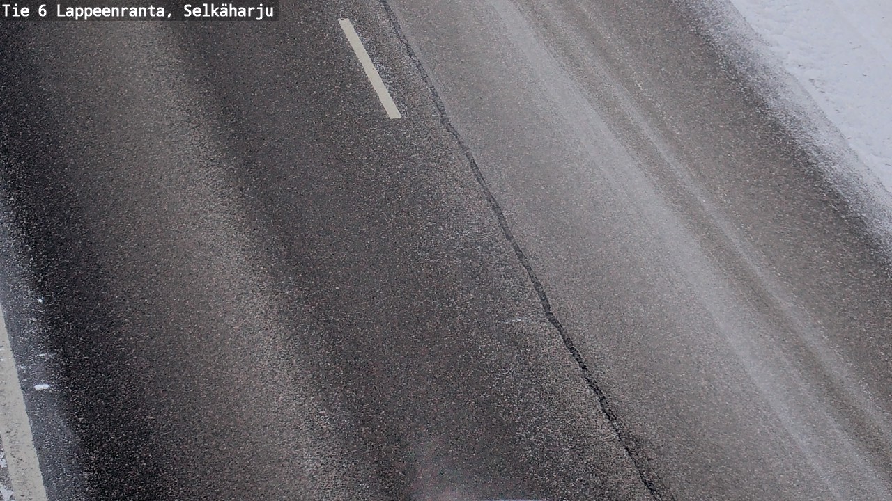 Weather Camera Image Road 6 Lappeenranta, Selkäharju, Lappeenranta, Etelä-Karjala