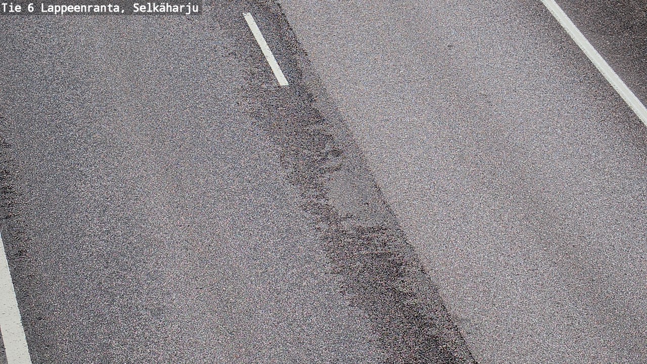 Weather Camera Image Road 6 Lappeenranta, Selkäharju, Lappeenranta, Etelä-Karjala