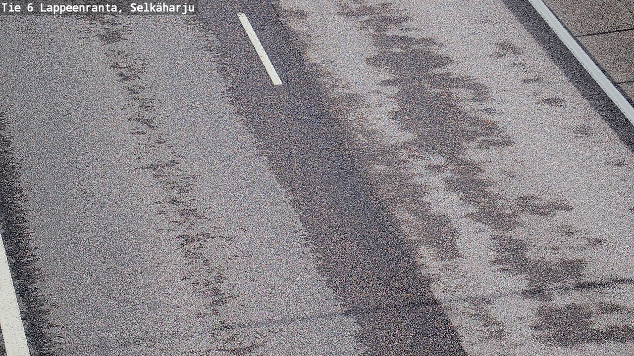 Weather Camera Image Road 6 Lappeenranta, Selkäharju, Lappeenranta, Etelä-Karjala