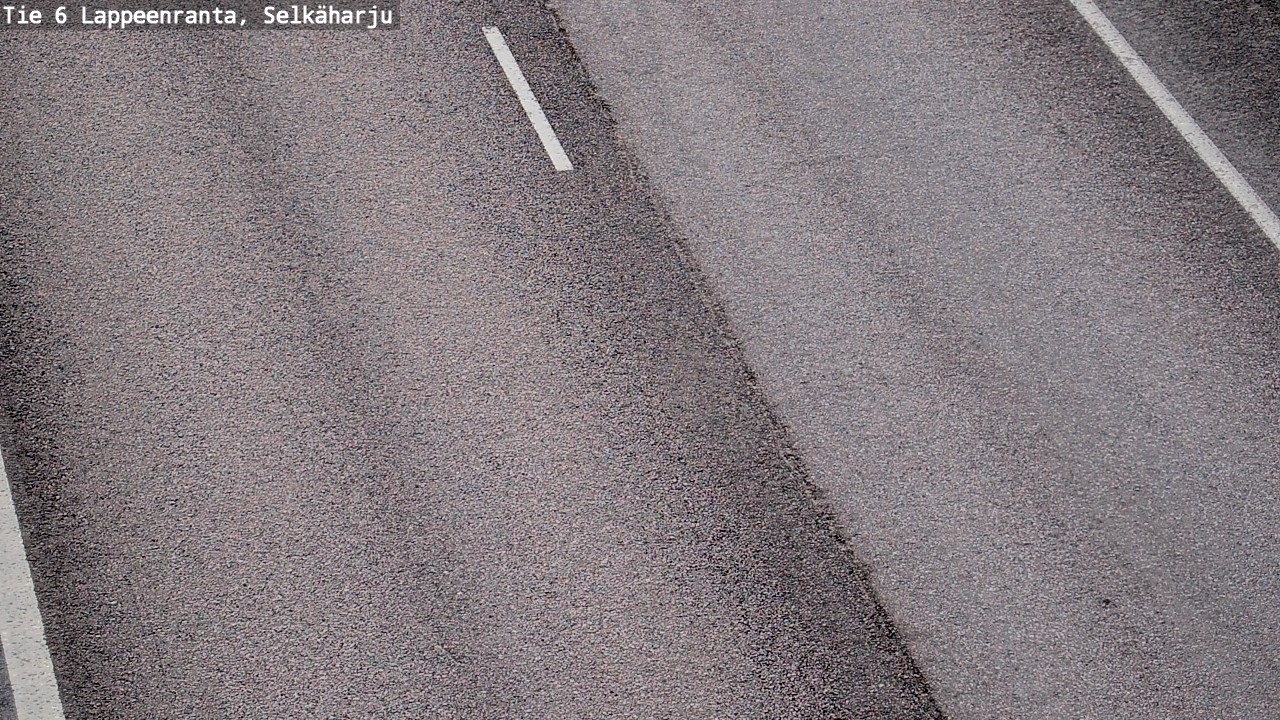 Weather Camera Image Road 6 Lappeenranta, Selkäharju, Lappeenranta, Etelä-Karjala