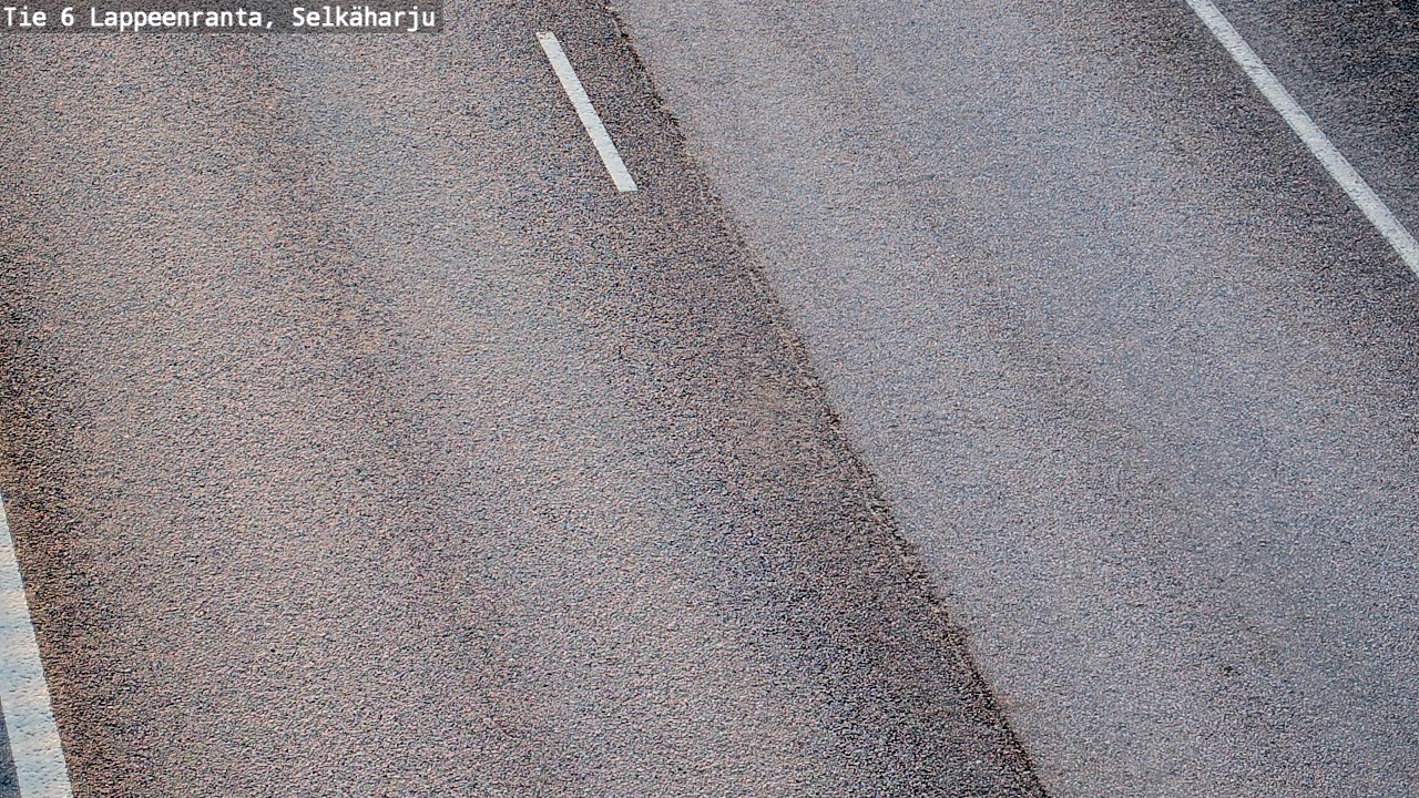 Weather Camera Image Road 6 Lappeenranta, Selkäharju, Lappeenranta, Etelä-Karjala
