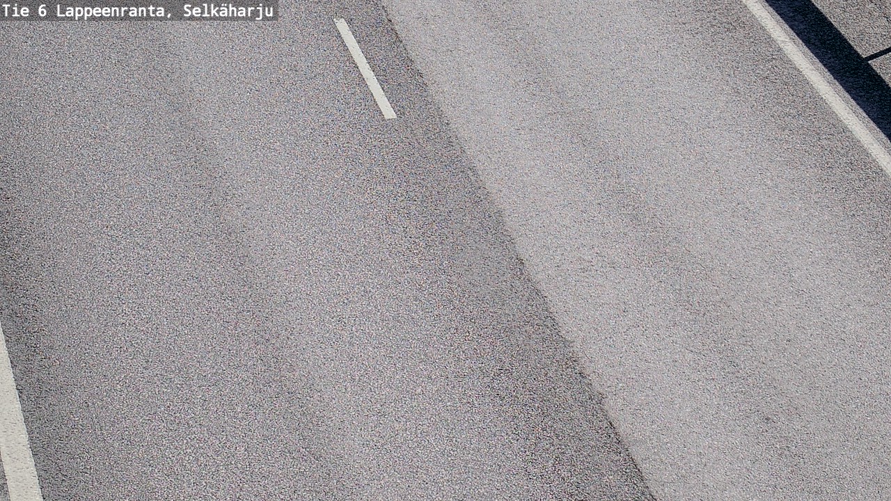 Weather Camera Image Road 6 Lappeenranta, Selkäharju, Lappeenranta, Etelä-Karjala