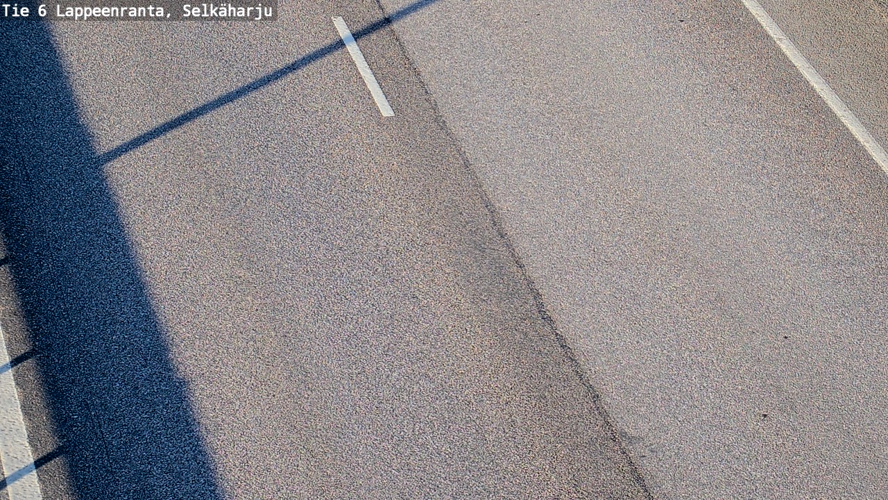 Weather Camera Image Road 6 Lappeenranta, Selkäharju, Lappeenranta, Etelä-Karjala