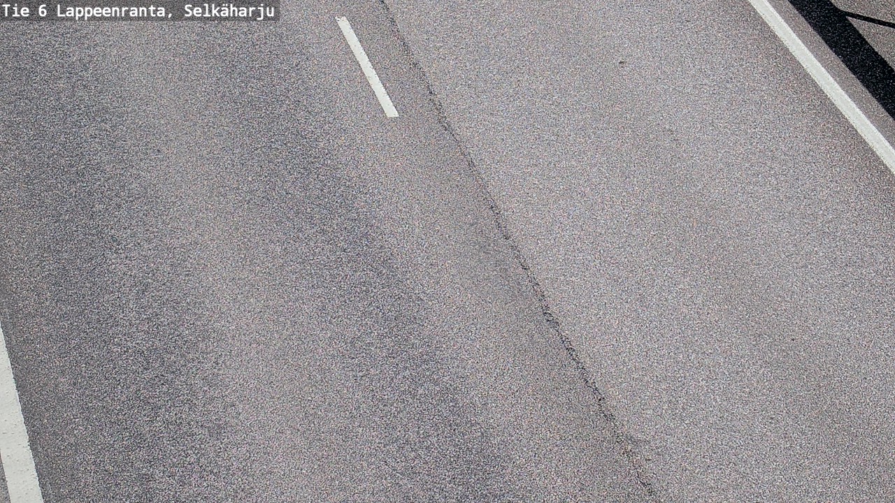 Weather Camera Image Road 6 Lappeenranta, Selkäharju, Lappeenranta, Etelä-Karjala