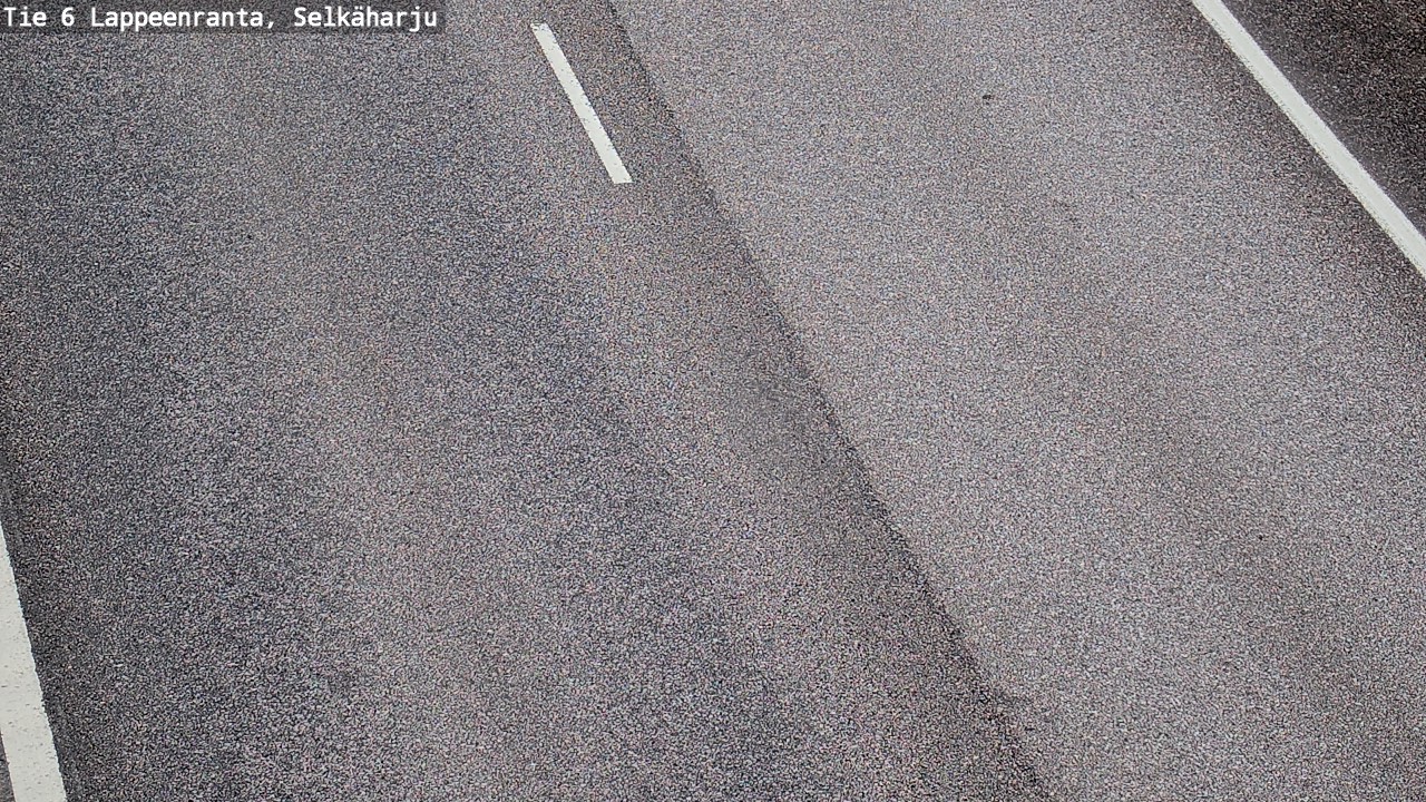 Weather Camera Image Road 6 Lappeenranta, Selkäharju, Lappeenranta, Etelä-Karjala