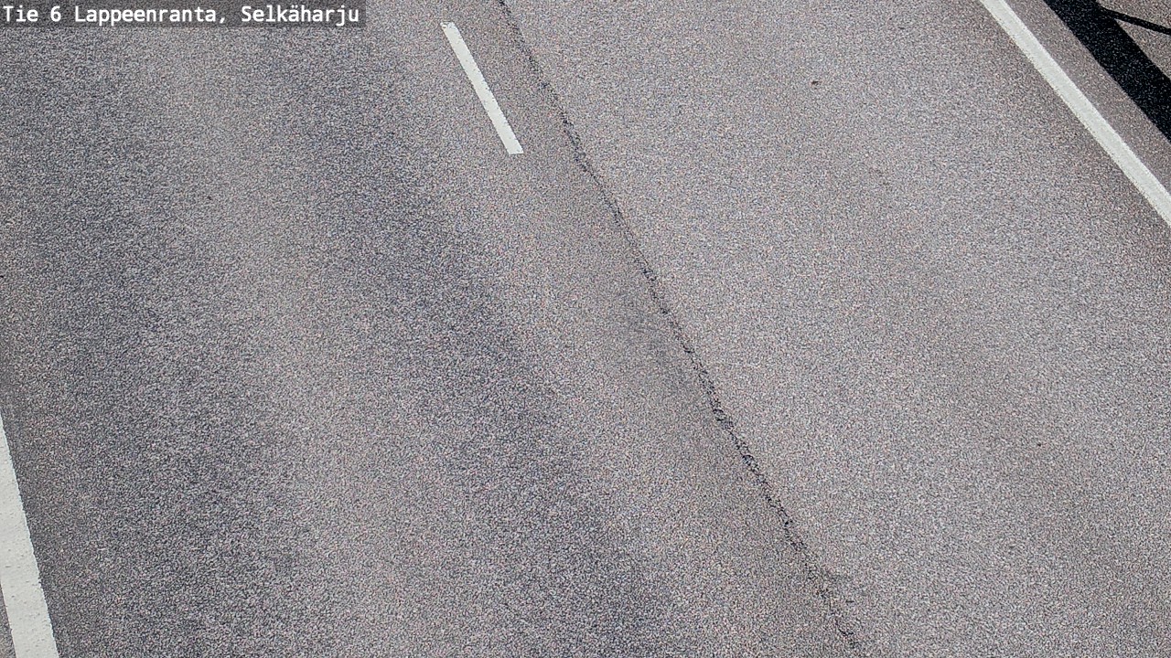 Weather Camera Image Road 6 Lappeenranta, Selkäharju, Lappeenranta, Etelä-Karjala