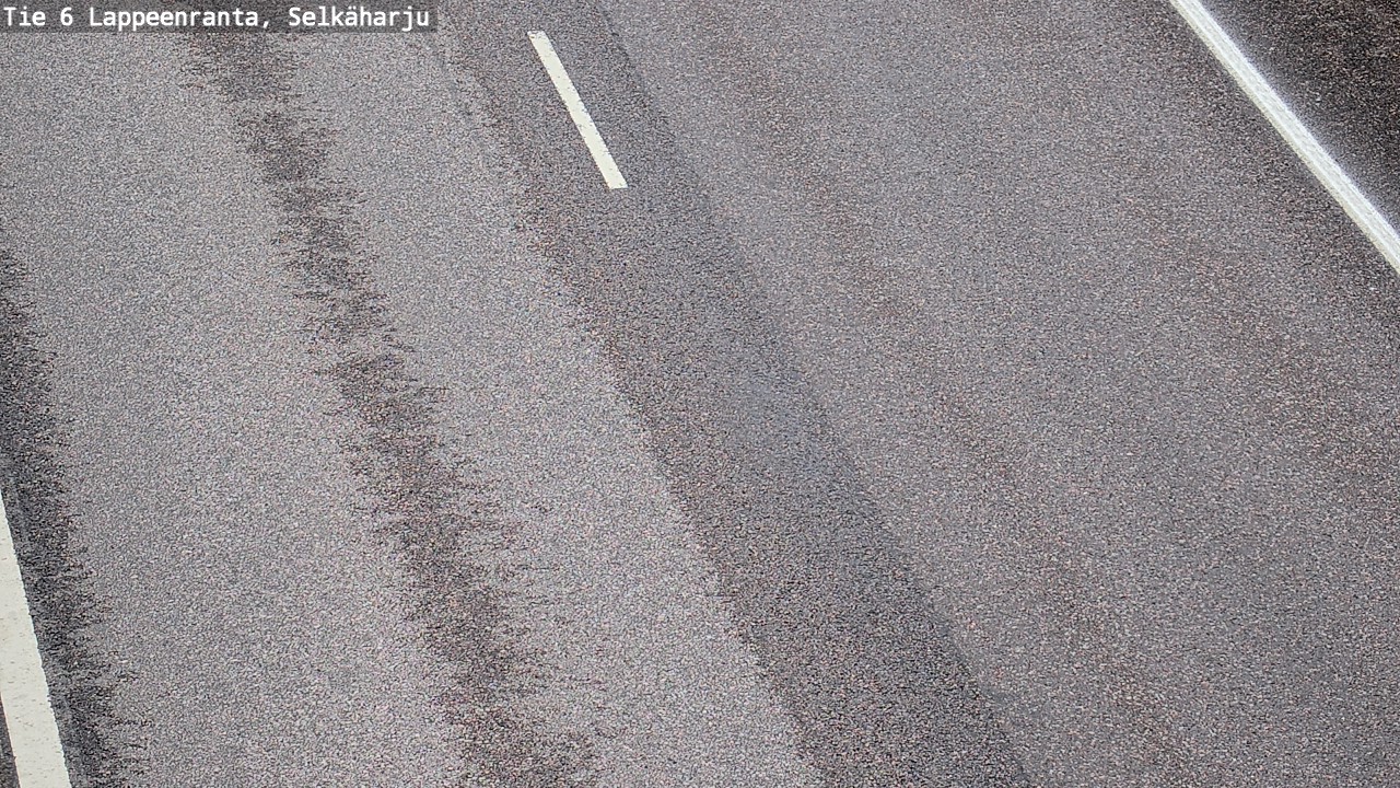 Weather Camera Image Väg 6 Villmanstrand, Selkäharju, Lappeenranta, Etelä-Karjala