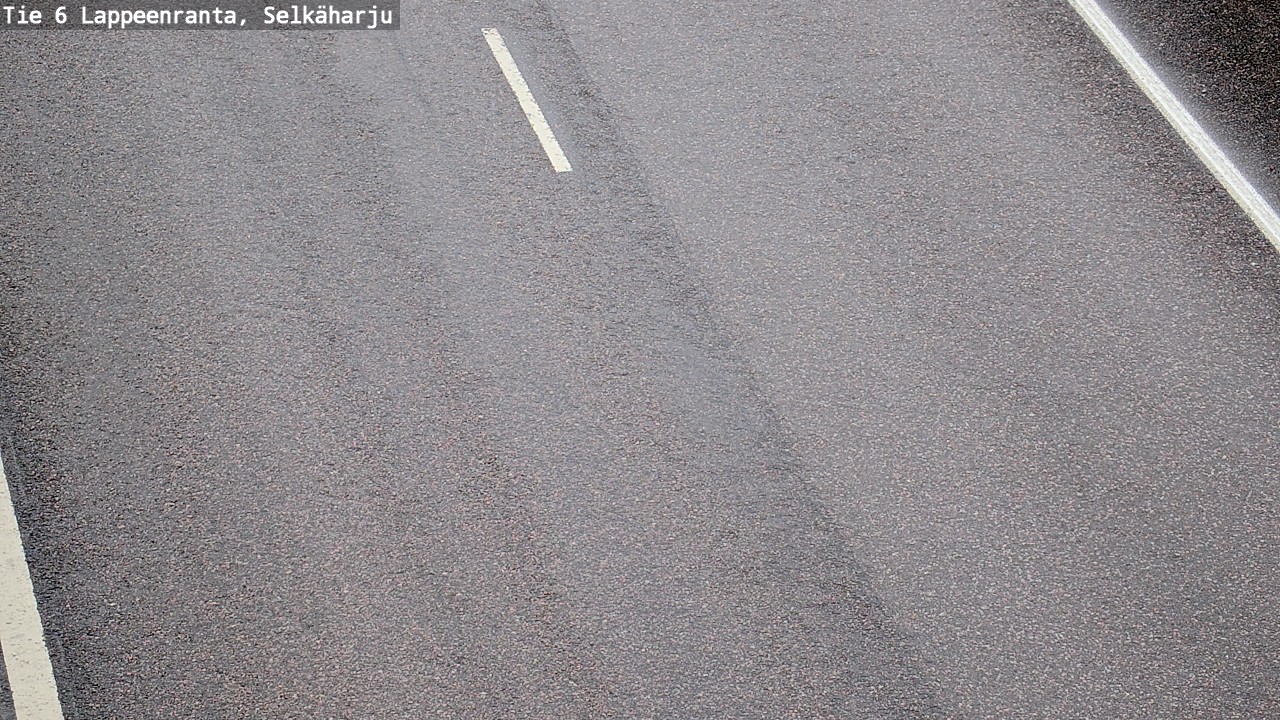 Weather Camera Image Väg 6 Villmanstrand, Selkäharju, Lappeenranta, Etelä-Karjala