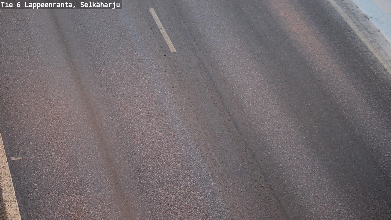 Weather Camera Image Road 6 Lappeenranta, Selkäharju, Lappeenranta, Etelä-Karjala