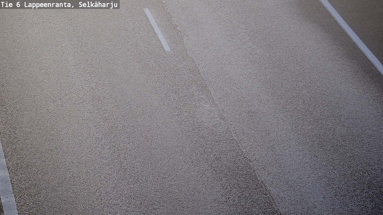 Weather Camera Image Road 6 Lappeenranta, Selkäharju, Lappeenranta, Etelä-Karjala