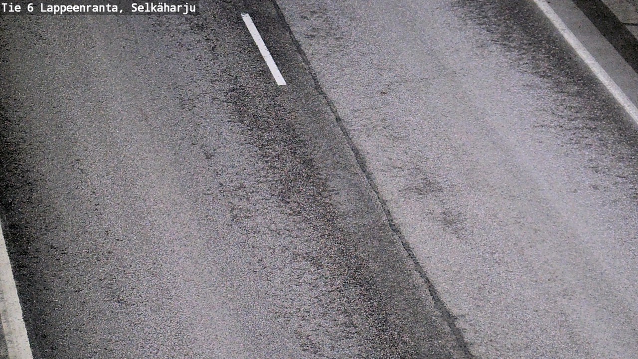 Weather Camera Image Road 6 Lappeenranta, Selkäharju, Lappeenranta, Etelä-Karjala