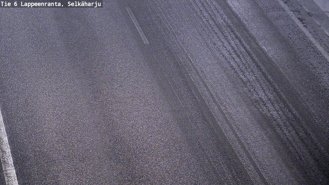 Weather Camera Image Road 6 Lappeenranta, Selkäharju, Lappeenranta, Etelä-Karjala