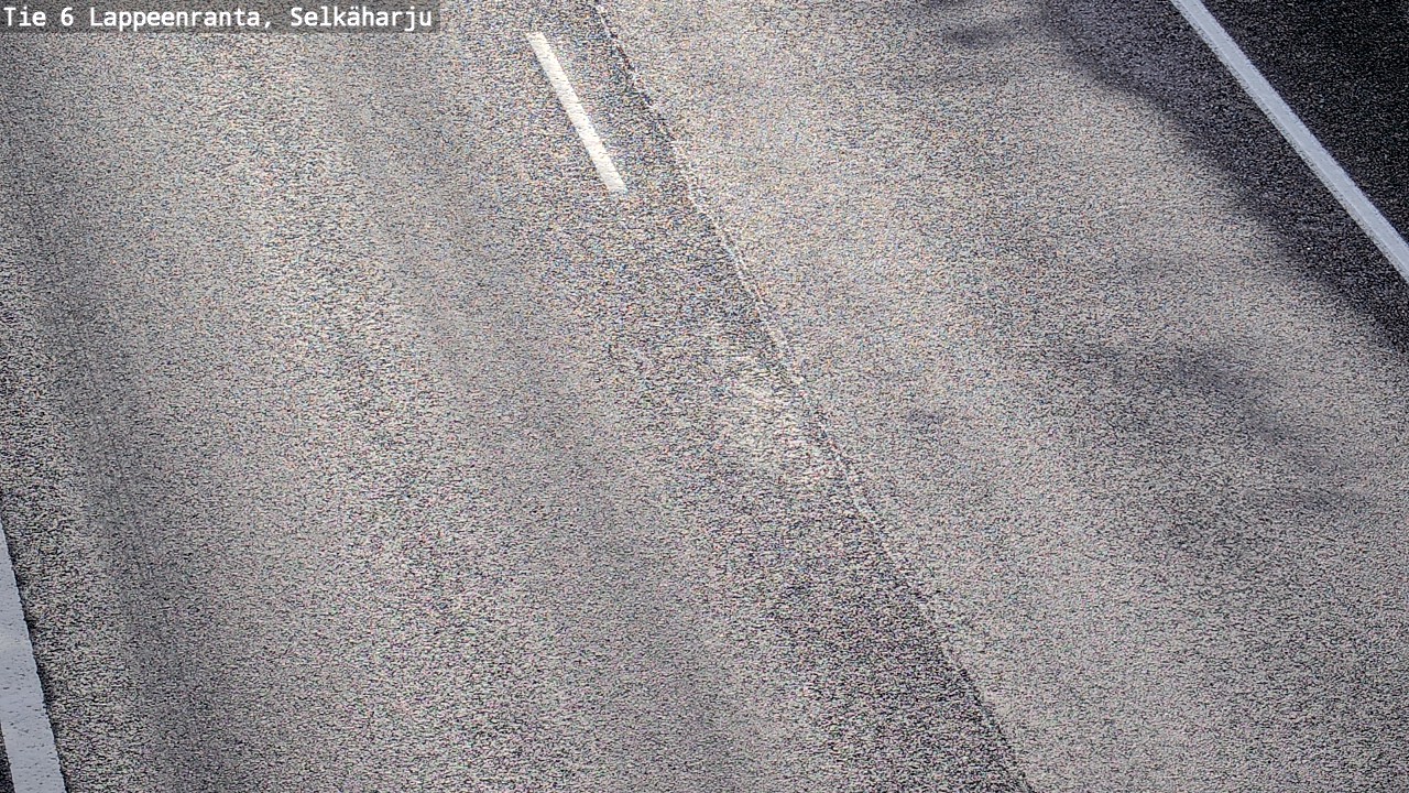 Weather Camera Image Road 6 Lappeenranta, Selkäharju, Lappeenranta, Etelä-Karjala