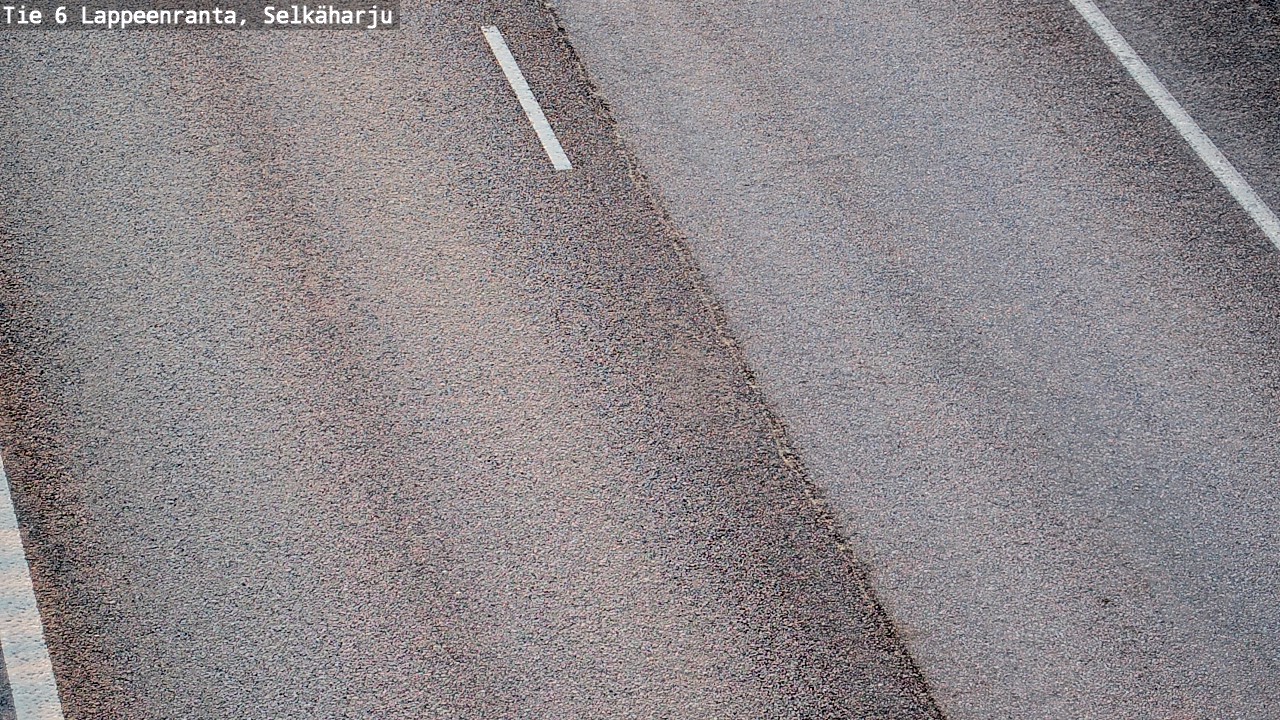 Weather Camera Image Road 6 Lappeenranta, Selkäharju, Lappeenranta, Etelä-Karjala