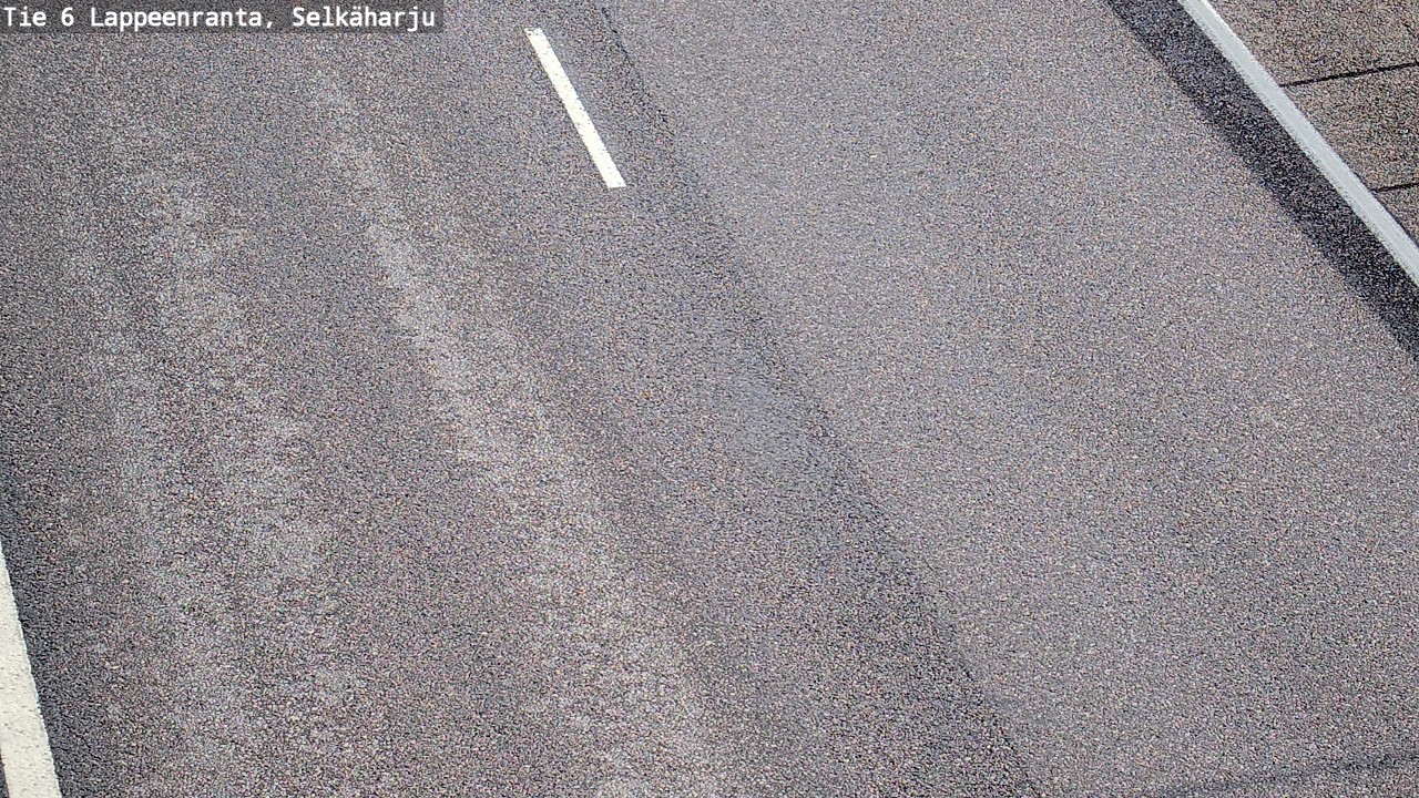 Weather Camera Image Road 6 Lappeenranta, Selkäharju, Lappeenranta, Etelä-Karjala