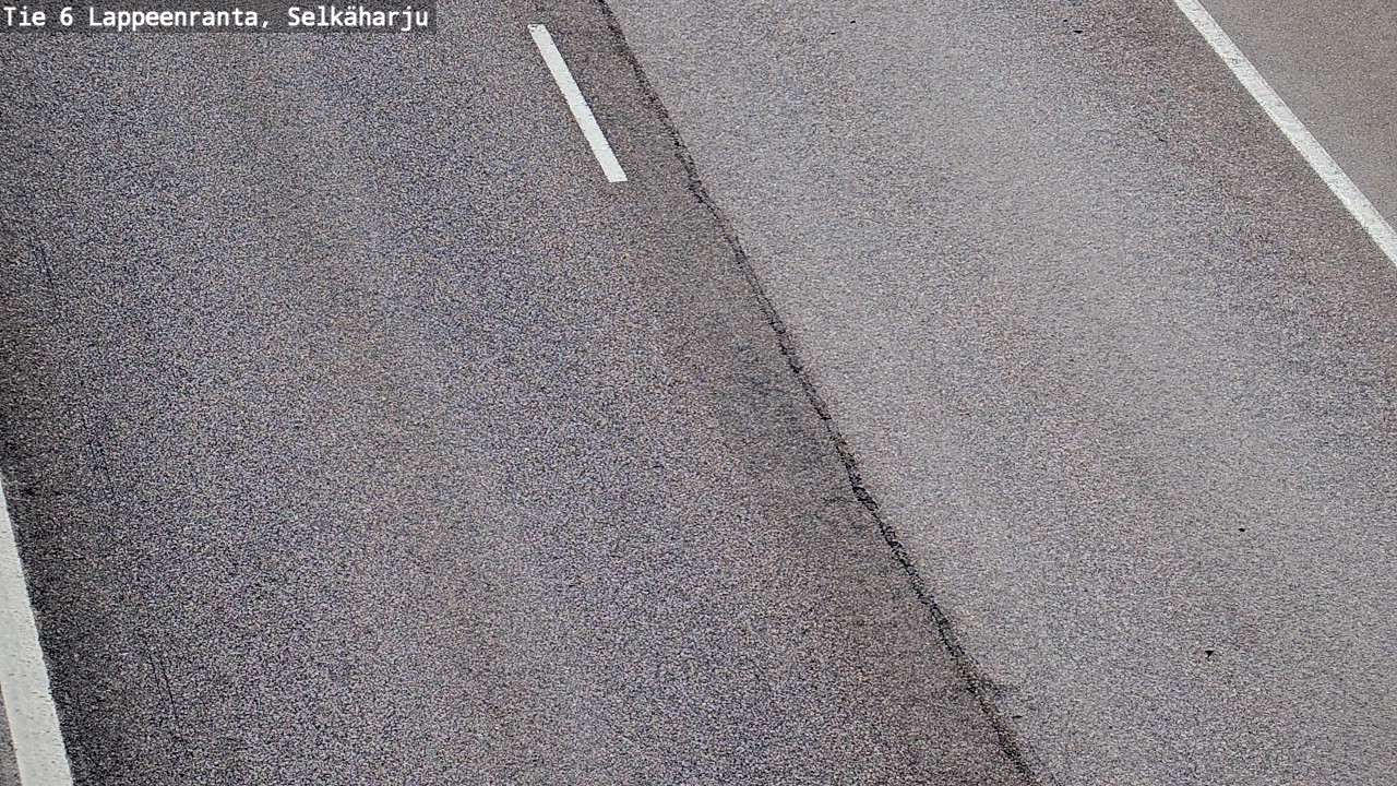 Weather Camera Image Road 6 Lappeenranta, Selkäharju, Lappeenranta, Etelä-Karjala
