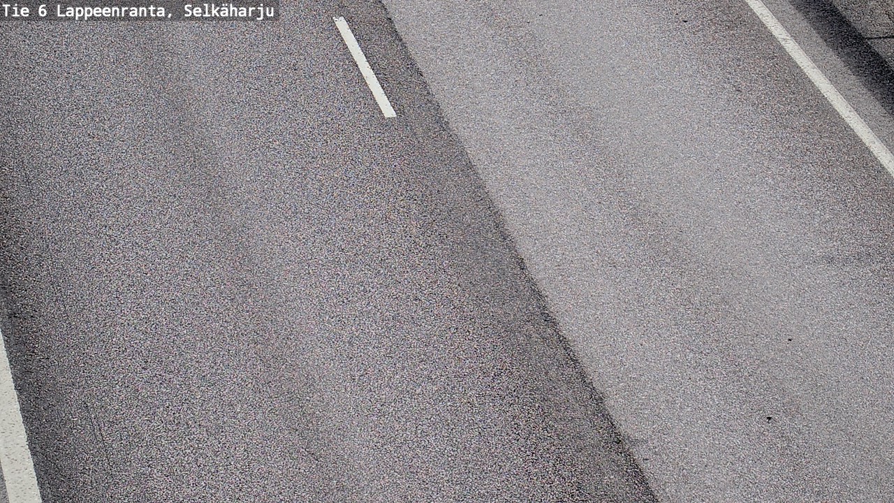 Weather Camera Image Road 6 Lappeenranta, Selkäharju, Lappeenranta, Etelä-Karjala