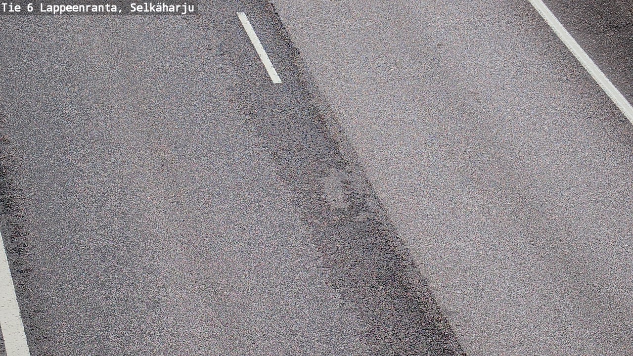 Weather Camera Image Road 6 Lappeenranta, Selkäharju, Lappeenranta, Etelä-Karjala
