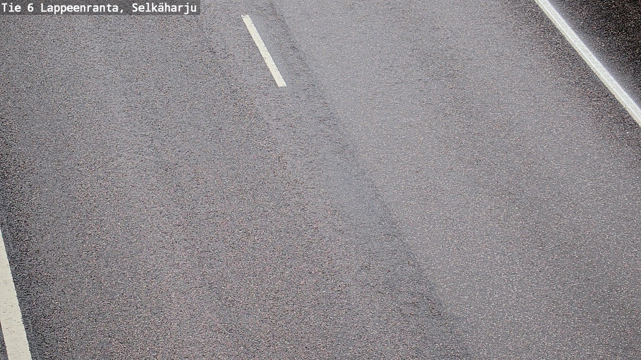 Weather Camera Image Väg 6 Villmanstrand, Selkäharju, Lappeenranta, Etelä-Karjala