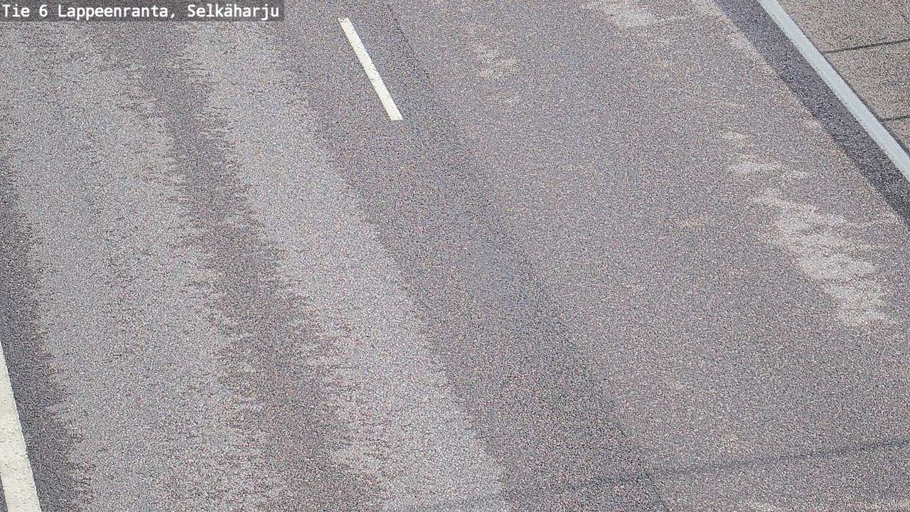 Weather Camera Image Road 6 Lappeenranta, Selkäharju, Lappeenranta, Etelä-Karjala