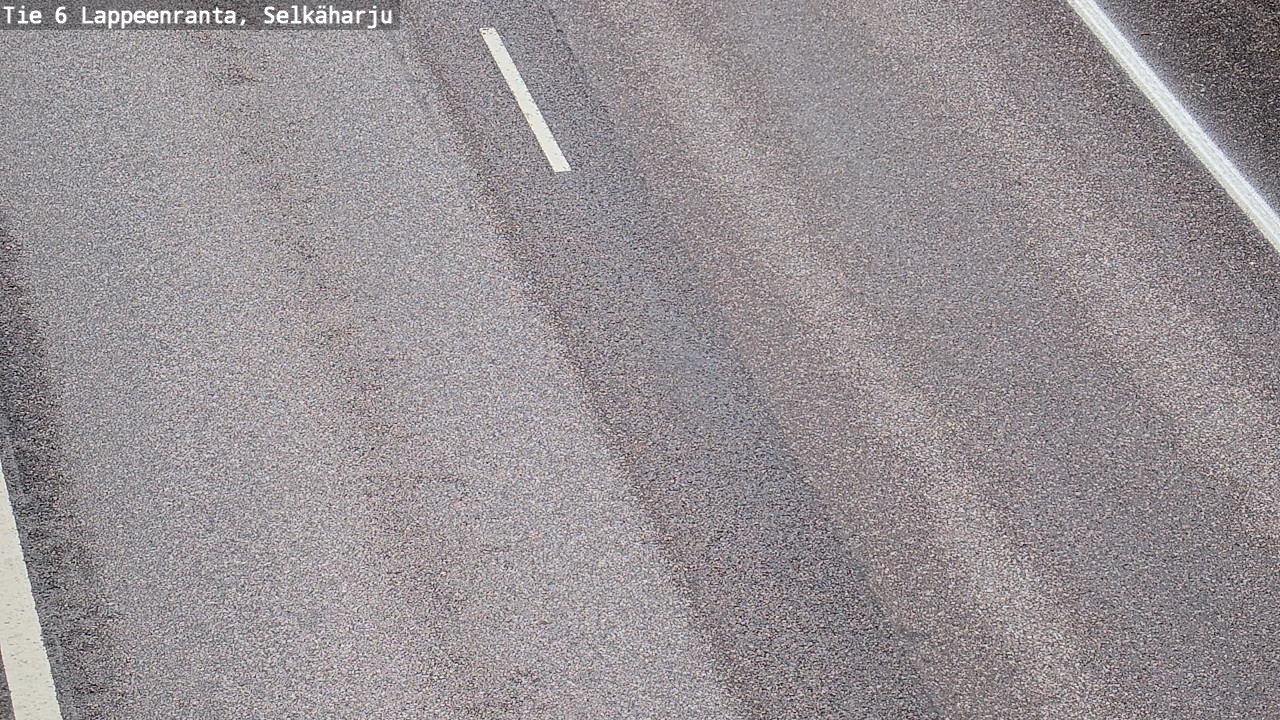 Weather Camera Image Väg 6 Villmanstrand, Selkäharju, Lappeenranta, Etelä-Karjala
