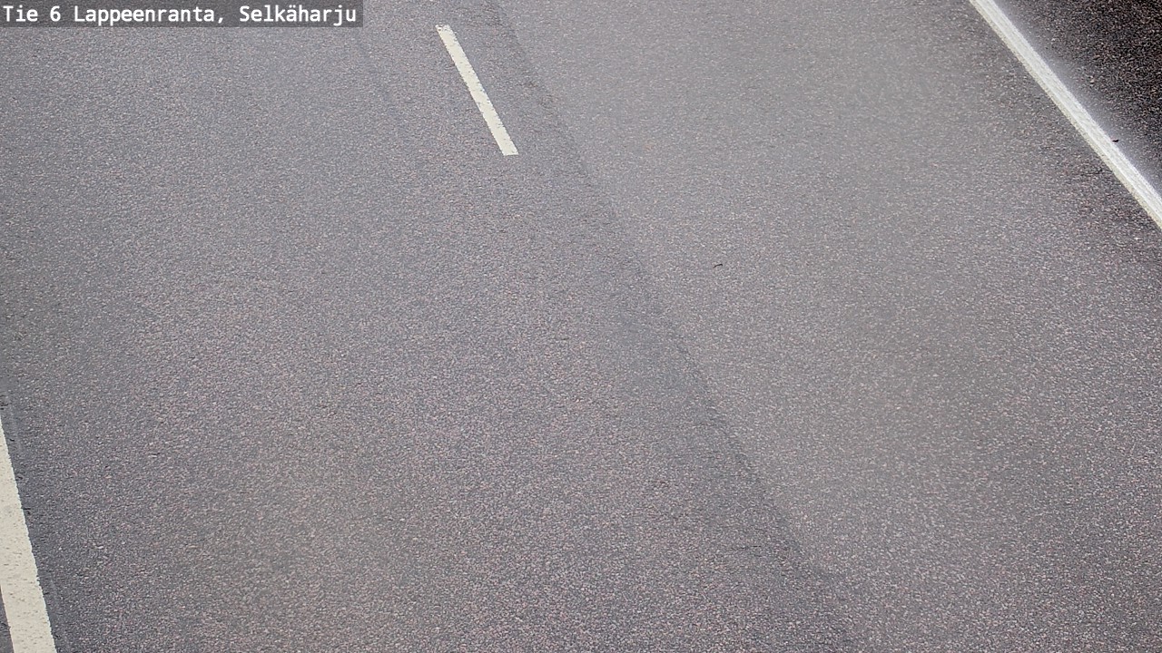 Weather Camera Image Väg 6 Villmanstrand, Selkäharju, Lappeenranta, Etelä-Karjala