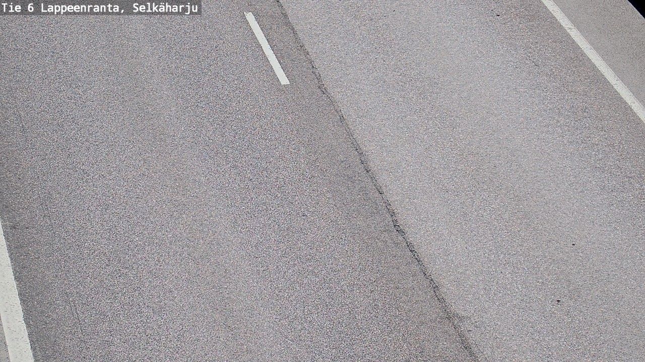 Weather Camera Image Road 6 Lappeenranta, Selkäharju, Lappeenranta, Etelä-Karjala