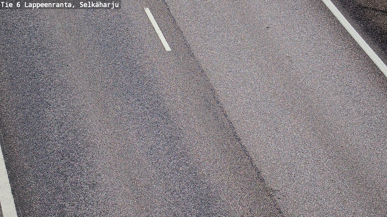 Weather Camera Image Road 6 Lappeenranta, Selkäharju, Lappeenranta, Etelä-Karjala
