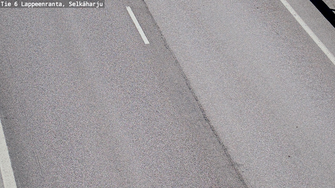 Weather Camera Image Road 6 Lappeenranta, Selkäharju, Lappeenranta, Etelä-Karjala