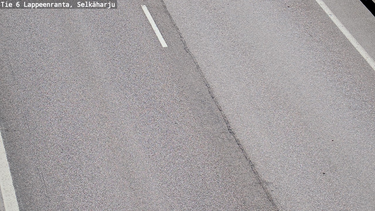 Weather Camera Image Road 6 Lappeenranta, Selkäharju, Lappeenranta, Etelä-Karjala