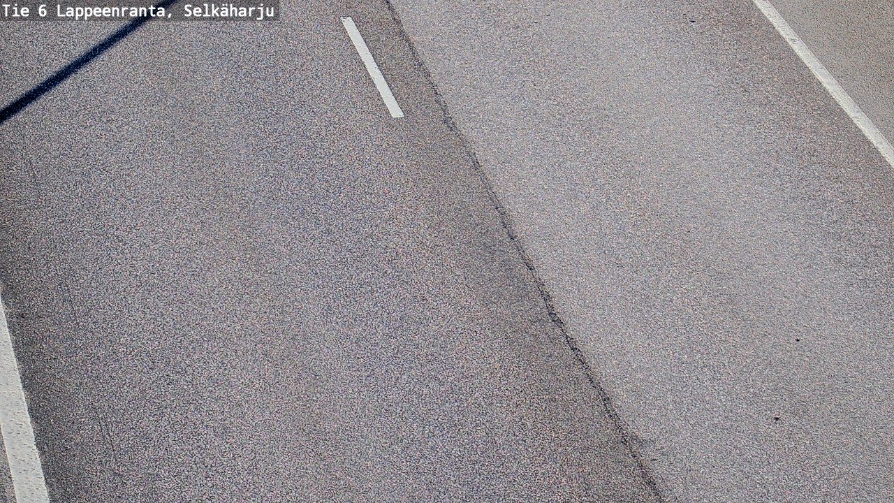 Weather Camera Image Road 6 Lappeenranta, Selkäharju, Lappeenranta, Etelä-Karjala