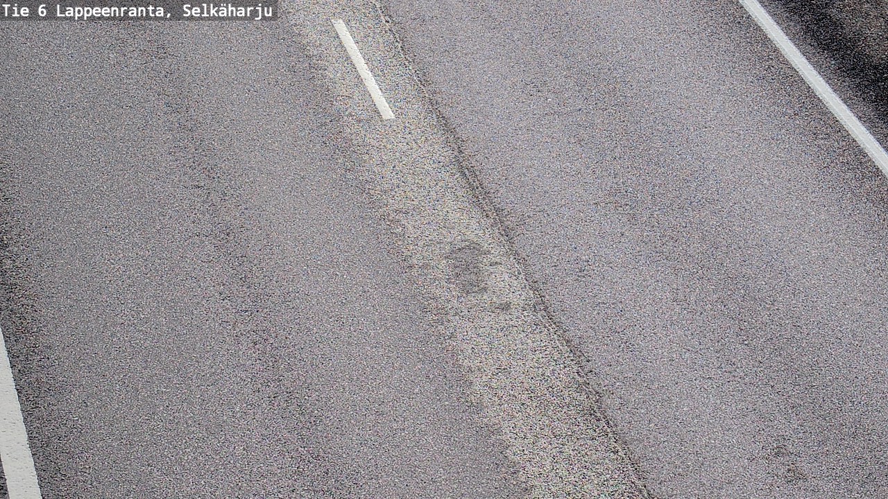 Weather Camera Image Road 6 Lappeenranta, Selkäharju, Lappeenranta, Etelä-Karjala