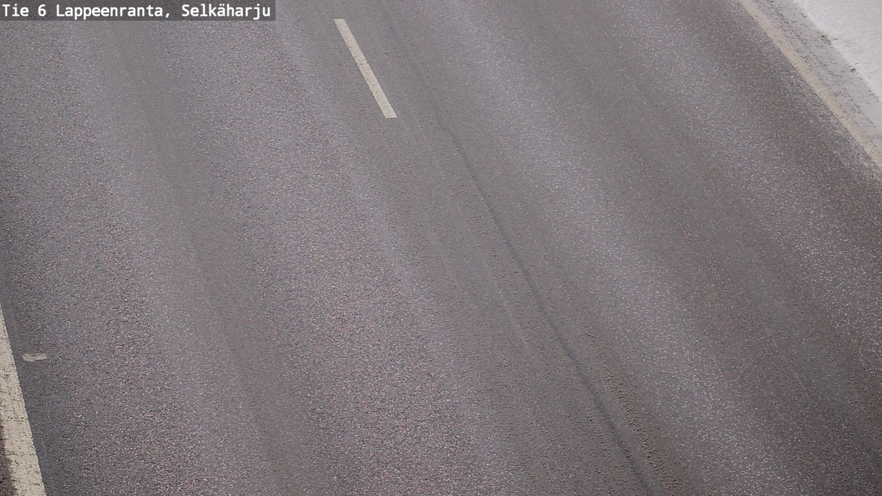 Weather Camera Image Road 6 Lappeenranta, Selkäharju, Lappeenranta, Etelä-Karjala