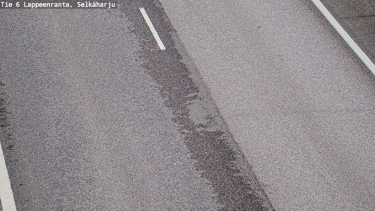 Weather Camera Image Road 6 Lappeenranta, Selkäharju, Lappeenranta, Etelä-Karjala
