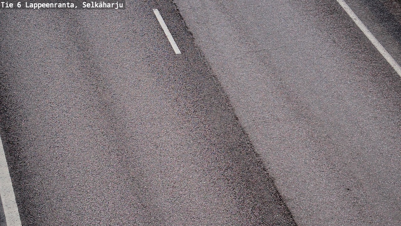Weather Camera Image Road 6 Lappeenranta, Selkäharju, Lappeenranta, Etelä-Karjala