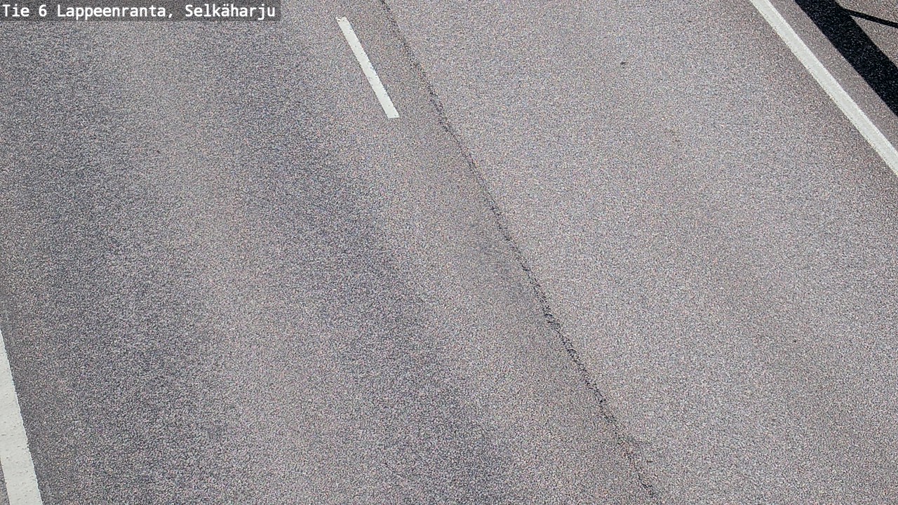 Weather Camera Image Road 6 Lappeenranta, Selkäharju, Lappeenranta, Etelä-Karjala