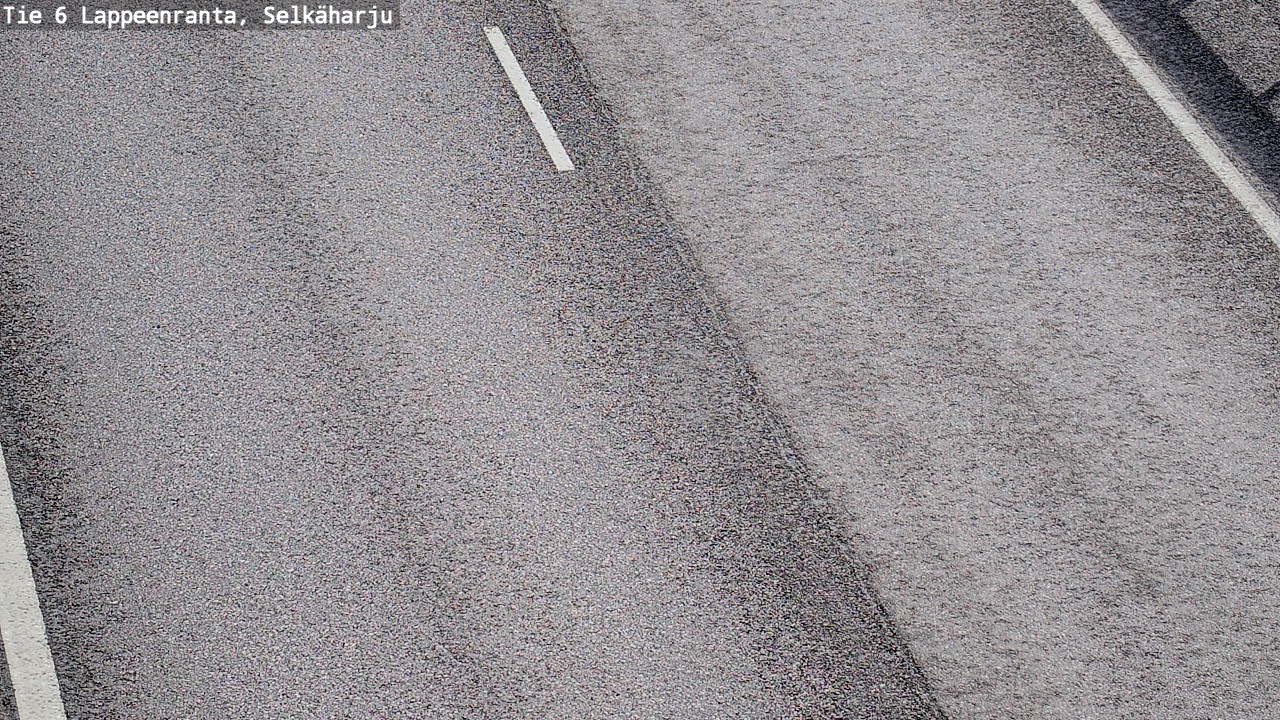 Weather Camera Image Road 6 Lappeenranta, Selkäharju, Lappeenranta, Etelä-Karjala