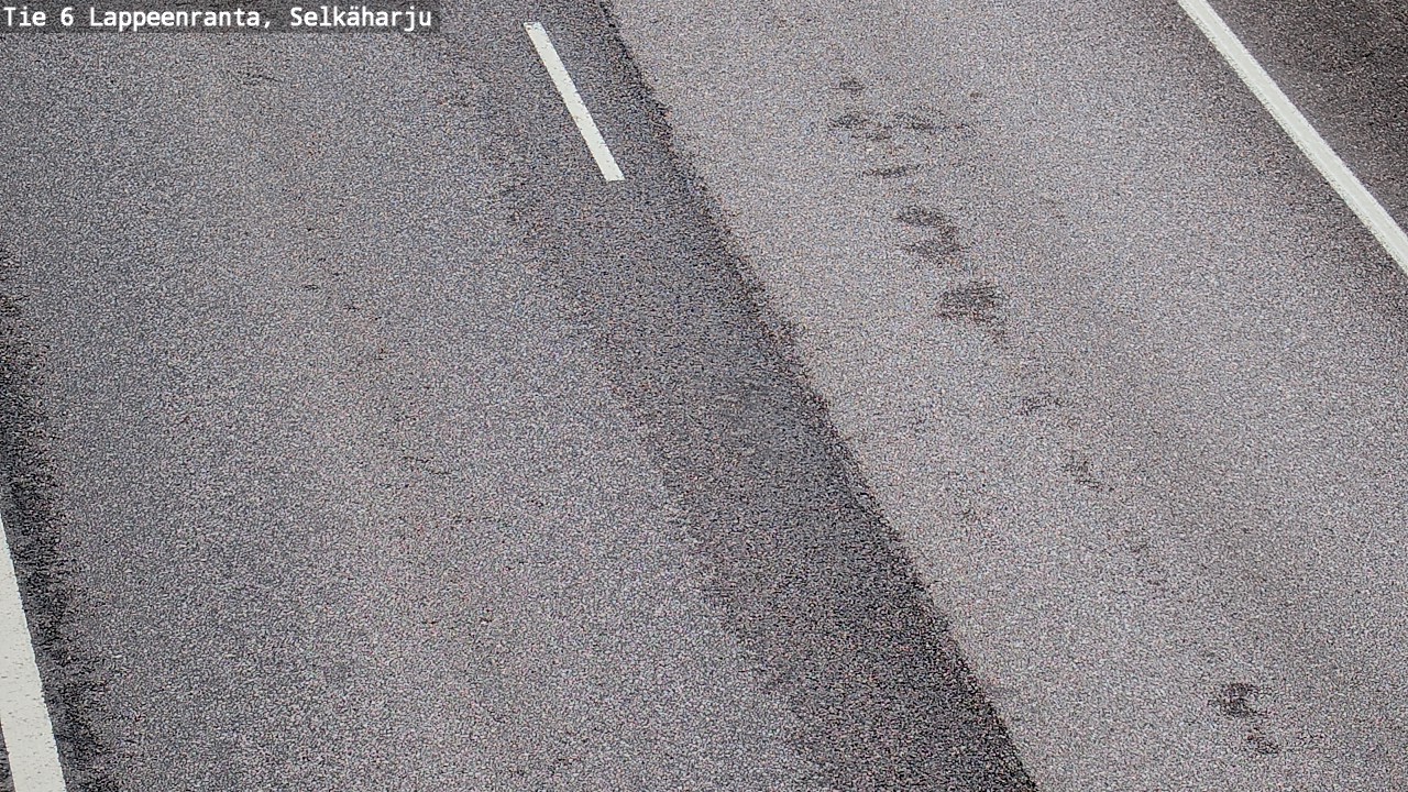 Weather Camera Image Road 6 Lappeenranta, Selkäharju, Lappeenranta, Etelä-Karjala
