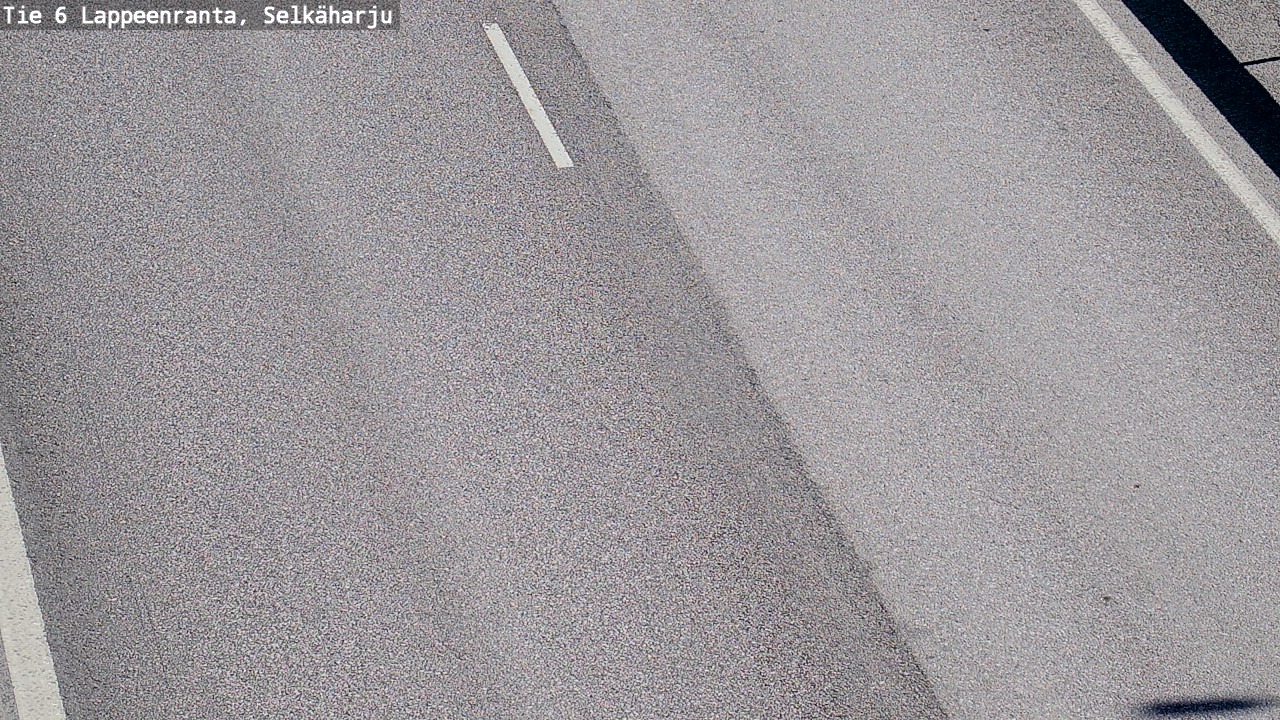 Weather Camera Image Road 6 Lappeenranta, Selkäharju, Lappeenranta, Etelä-Karjala