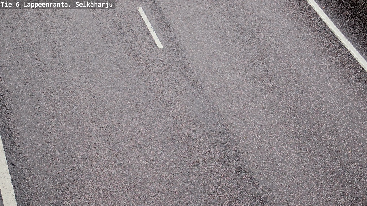 Weather Camera Image Road 6 Lappeenranta, Selkäharju, Lappeenranta, Etelä-Karjala